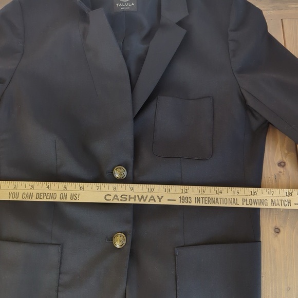 Aritzia Talula Black Wool Blend Exeter Blazer - Picture 11 of 16